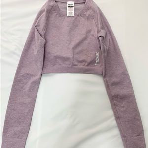 Gymshark Adapt Marl Long Sleeve Crop Top